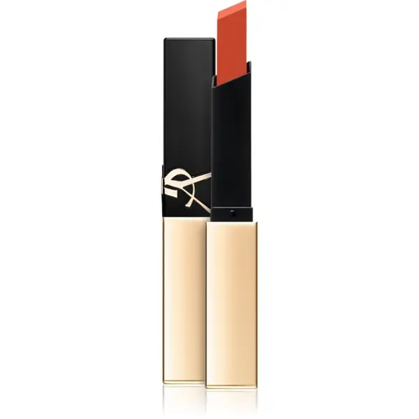 Yves Saint Laurent Yves Saint Laurent Rouge Pur Couture The Slim тънко матиращо червило с кожен ефект цвят 24 2.2 гр.