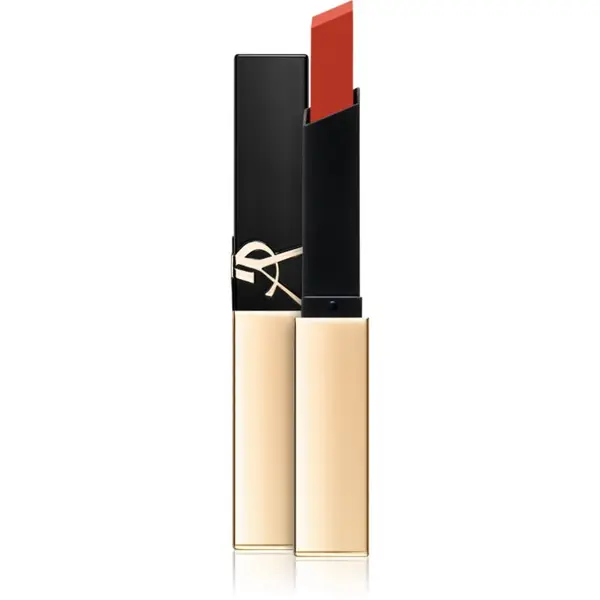 Yves Saint Laurent Yves Saint Laurent Rouge Pur Couture The Slim тънко матиращо червило с кожен ефект цвят 26 2.2 гр.