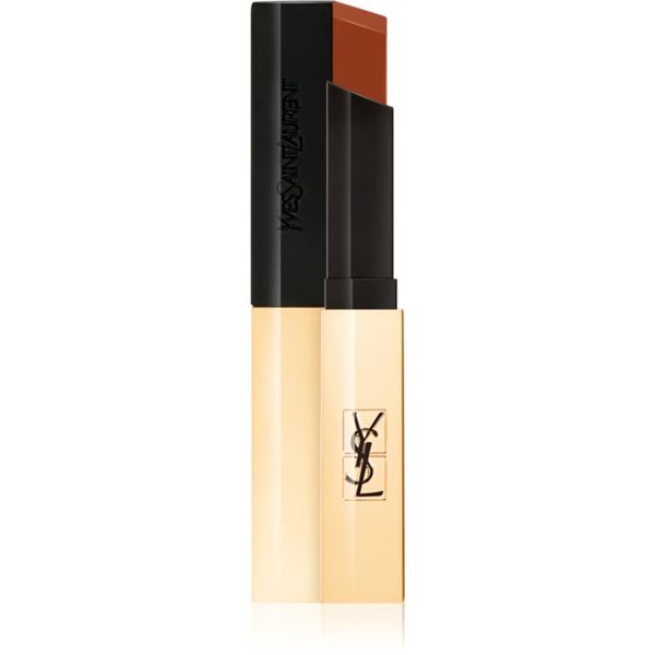 Yves Saint Laurent Yves Saint Laurent Rouge Pur Couture The Slim тънко матиращо червило с кожен ефект цвят 38 2,2 гр.