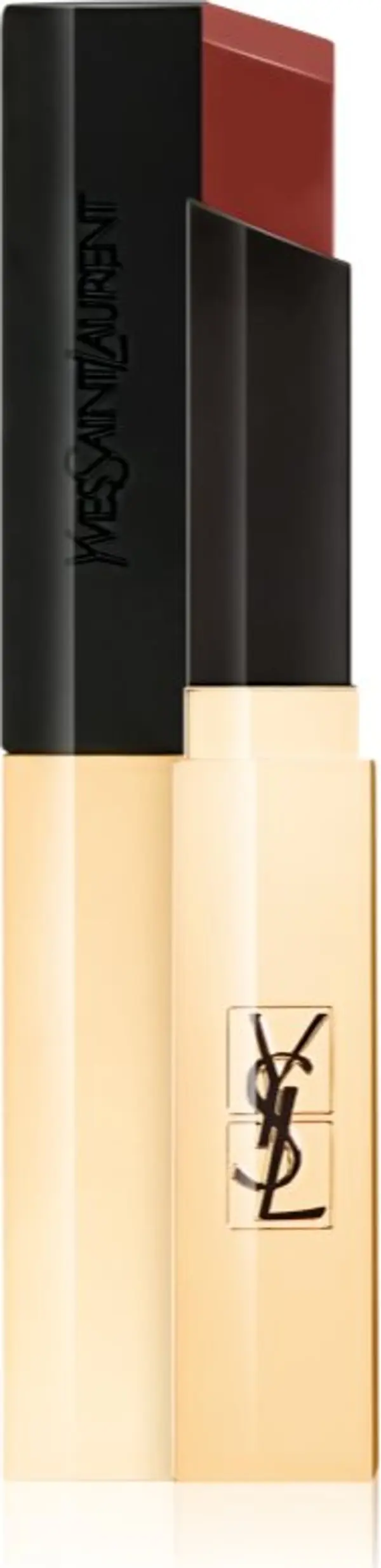 Yves Saint Laurent Yves Saint Laurent Rouge Pur Couture The Slim тънко матиращо червило с кожен ефект цвят 416 Psychic Chili 2.2 гр.