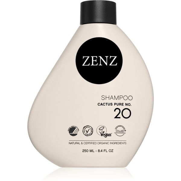 ZENZ Organic ZENZ Organic Cactus Pure No. 20 хидратиращ шампоан подходящо за хора с алергии 250 мл.