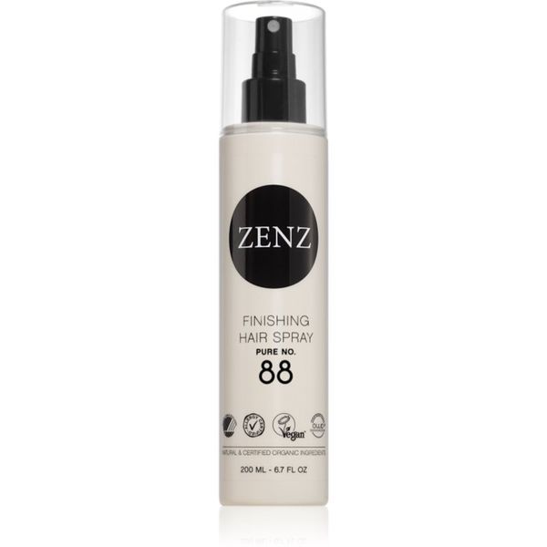 ZENZ Organic ZENZ Organic Pure No. 88 лак за коса със силна фиксация 200 мл.