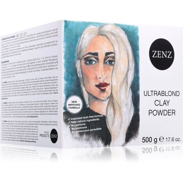 ZENZ Organic ZENZ Organic Ultrablond Clay Powder изсветляваща пудра без амоняк 500 гр.