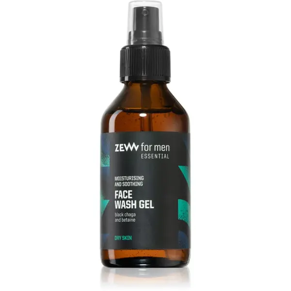Zew For Men Zew For Men Essential Face Wash Gel овлажняващ почистващ гел за суха и чувствителна кожа 100 мл.