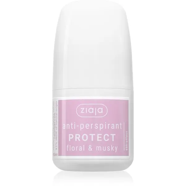 Ziaja Ziaja Antiperspirant Protect антиперспирант рол он аромати Floral & Musky 60 мл.