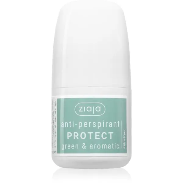 Ziaja Ziaja Antiperspirant Protect антиперспирант рол он аромати Green & Aromatic 60 мл.