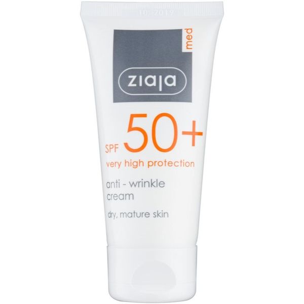 Ziaja Med Ziaja Med Protecting UVA + UVB крем за загар против бръчки SPF 50+ 50 мл.