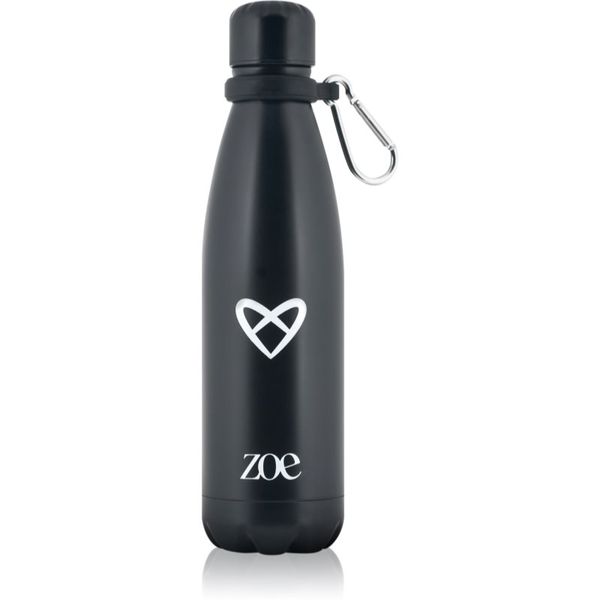 ZOE ZOE Heart Logo Stainless Steel Bottle неръждаема бутилка за вода боя Black 500 мл.