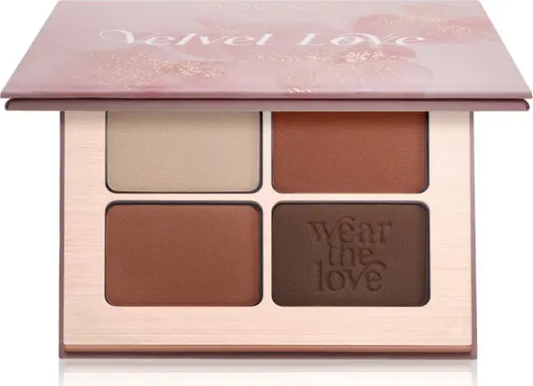 ZOEVA ZOEVA Velvet Love Eyeshadow Quad палитра сенки за очи цвят Easy Nude Eyes 4x1,5 гр.