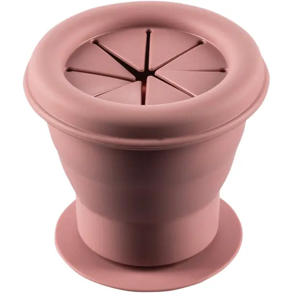 Zopa Zopa Silicone Folding Snack Box силиконова купичка с вендуза Old Pink 1 бр.