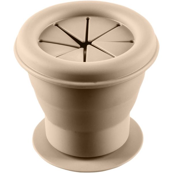 Zopa Zopa Silicone Folding Snack Box силиконова купичка с вендуза Sand Beige 1 бр.
