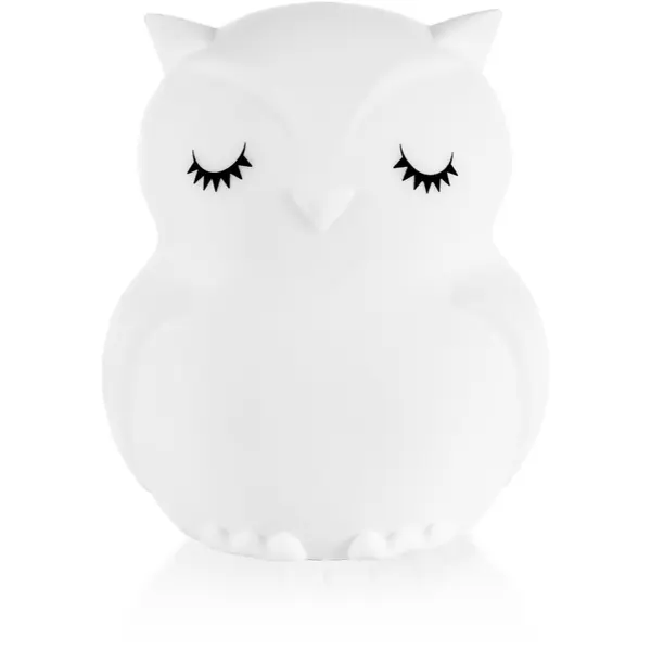 Zopa Zopa Silicone LED Lamp with Music Size L нощна светлина с мелодия Owl 1 бр.