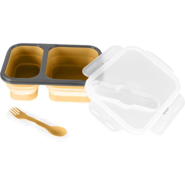 Zopa Zopa Silicone Lunch Box Large комплект за хранене Mustard Yellow 21x15 cm 1 бр.