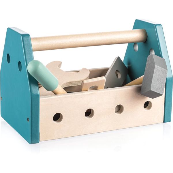 Zopa Zopa Wooden Tool Box комплект инструменти Blue 14 бр.