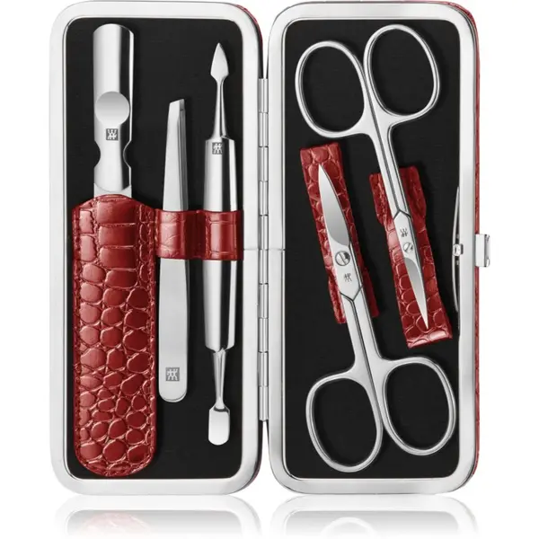 Zwilling Zwilling Classic Inox комплект за маникюр Red