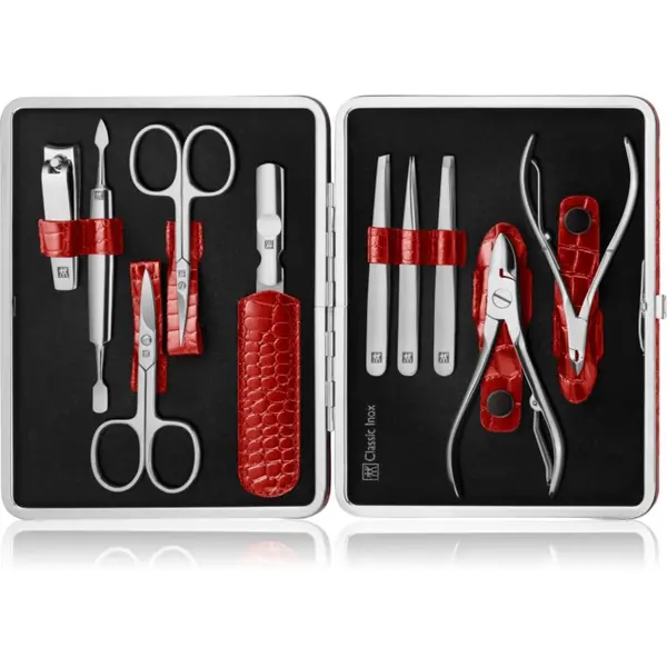 Zwilling Zwilling Classic Inox комплект за маникюр Red