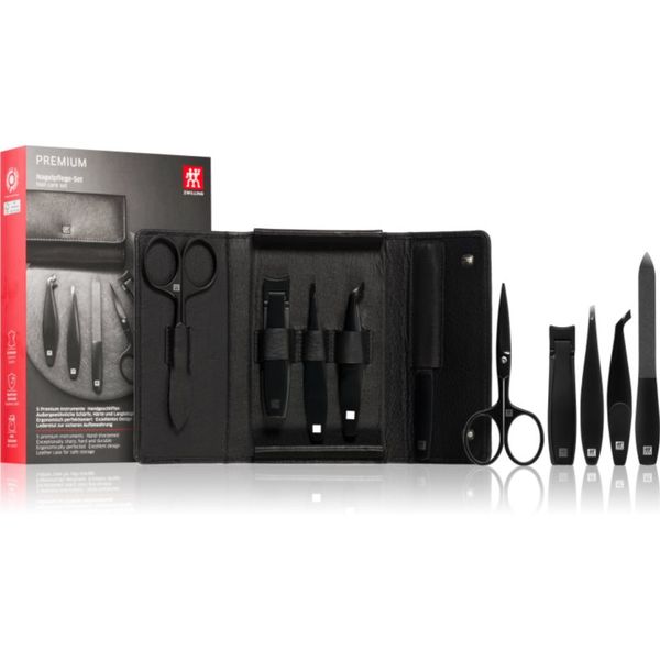 Zwilling Zwilling Premium Black комплект за маникюр (за мъже)