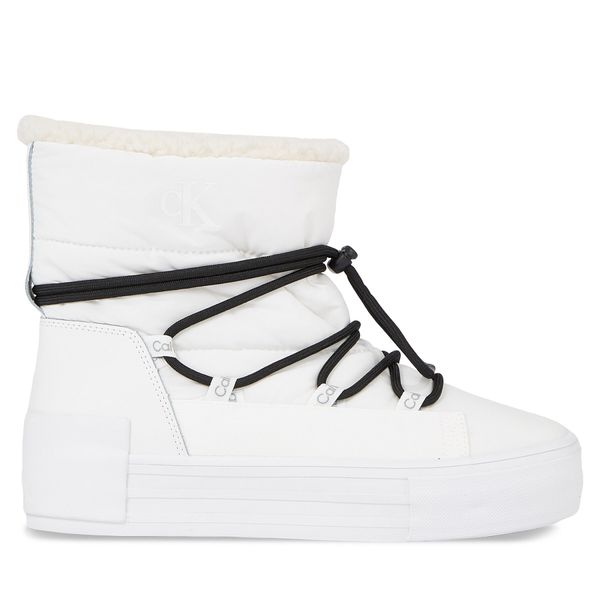 Calvin Klein Jeans Апрески Calvin Klein Jeans Bold Vulc Flatf Snow Boot Wn YW0YW01181 Бял