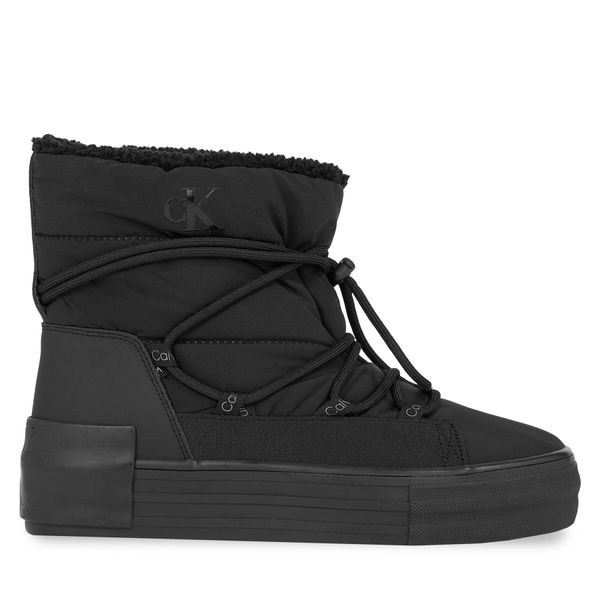 Calvin Klein Jeans Апрески Calvin Klein Jeans Bold Vulc Flatf Snow Boot Wn YW0YW01181 Черен