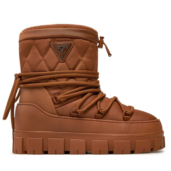 Guess Апрески Guess Uniques FLFUNI FAB10 Кафяв