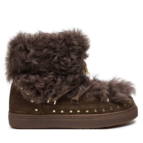 Inuikii Апрески Inuikii Long Curly 75202-051 Сив