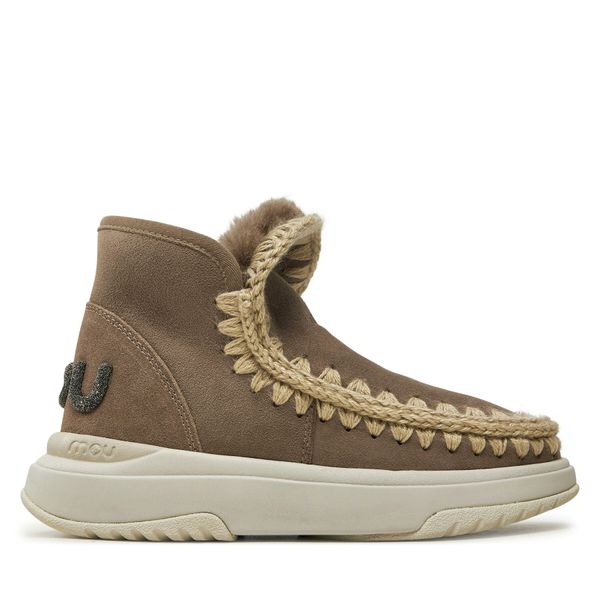 Mou Апрески Mou Eskimo Jogger Glitter Logo FW421001A Кафяв