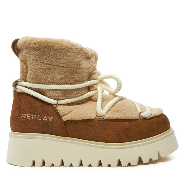 REPLAY Апрески REPLAY Melrose Hair Lace-Up GWF2H.000.C0014S Кафяв