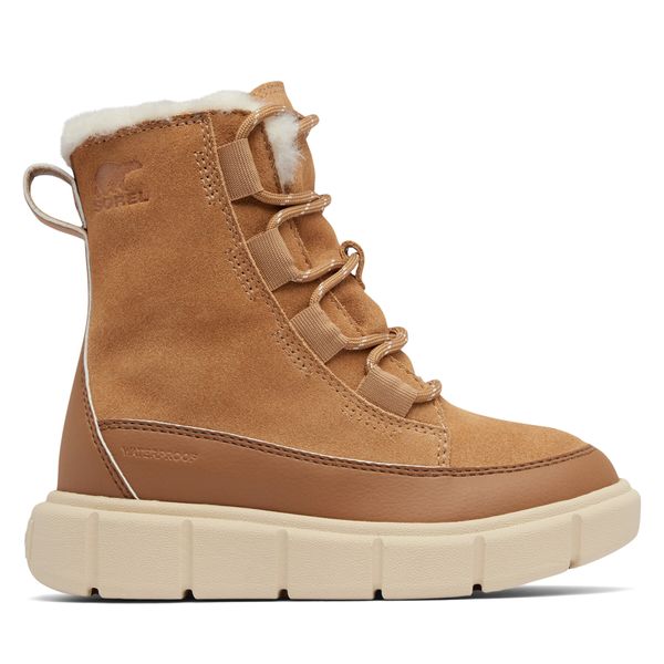 Sorel Апрески Sorel Youth Explorer III Lace Wp 2088512253 Кафяв
