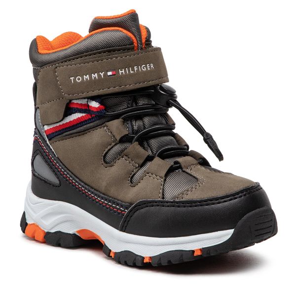 Tommy Hilfiger Апрески Tommy Hilfiger Tech Bootie T3B5-32542-1487 M Зелен