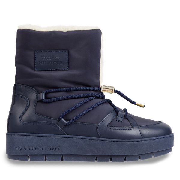 Tommy Hilfiger Апрески Tommy Hilfiger Tommy Essential Snowboot FW0FW07504 Син