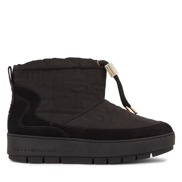 Tommy Hilfiger Апрески Tommy Hilfiger Tommy Monogram Snowboot FW0FW07637 Черен