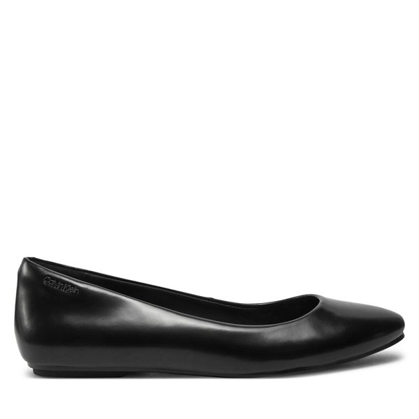 Calvin Klein Балеринки Calvin Klein Round Ballerina HW0HW02449 Черен
