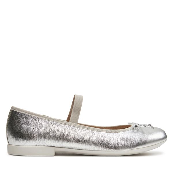 Geox Балеринки Geox Jr Plie' J4555D 00044 C1007 D Сребрист