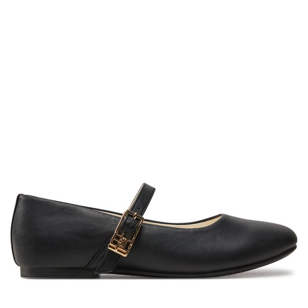 Tommy Hilfiger Балеринки Tommy Hilfiger Ballerina T3A3-33556-1351 Черен