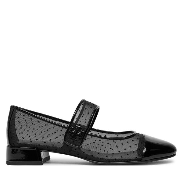 Tory Burch Балеринки Tory Burch Cap-Toe Mary Jane 162496 Черен