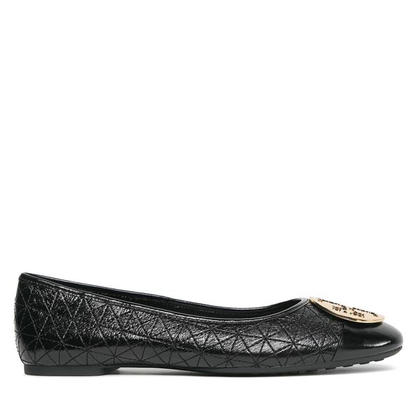 Tory Burch Балеринки Tory Burch Claire Quilted Ballet 150824 Perfect Black / Silver / Gold 001