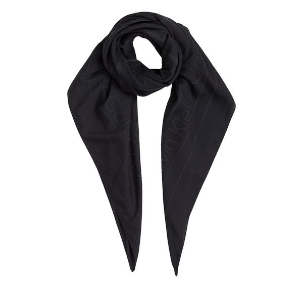Calvin Klein Бандана Calvin Klein Burnout Large Monogram K60K612977 Черен