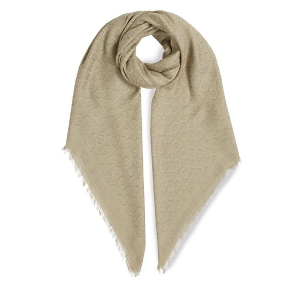 Calvin Klein Бандана Calvin Klein Monogram Jacquard Scarf K60K608779 Зелен