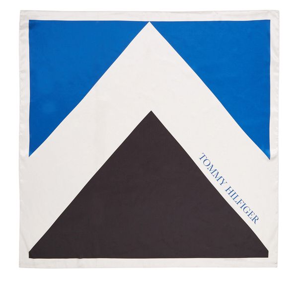 Tommy Hilfiger Бандана Tommy Hilfiger Th Evening Big Satin AW0AW15919 Blue Argyle 0GZ