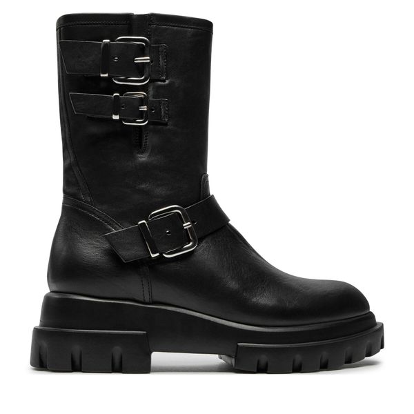 AGL Боти AGL Chunky Biker D756589PGKD0711013 Черен