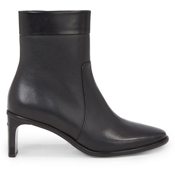 Calvin Klein Боти Calvin Klein Curved Stil Ankle Boot 55 HW0HW01889 Черен
