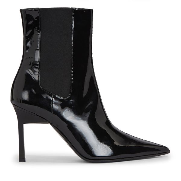 Calvin Klein Боти Calvin Klein Geo Stiletto Chelsea Boot 90-Pat HW0HW01809 Черен