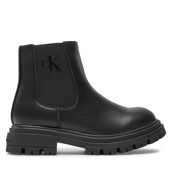 Calvin Klein Jeans Боти Calvin Klein Jeans Chelsea Boot V3X5-81097-1355 M Черен