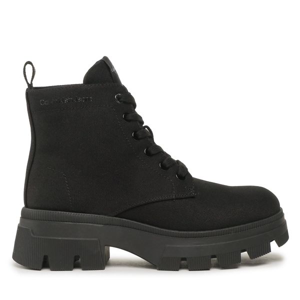 Calvin Klein Jeans Боти Calvin Klein Jeans Chunky Combat Laceup Boot Co YW0YW01239 Черен