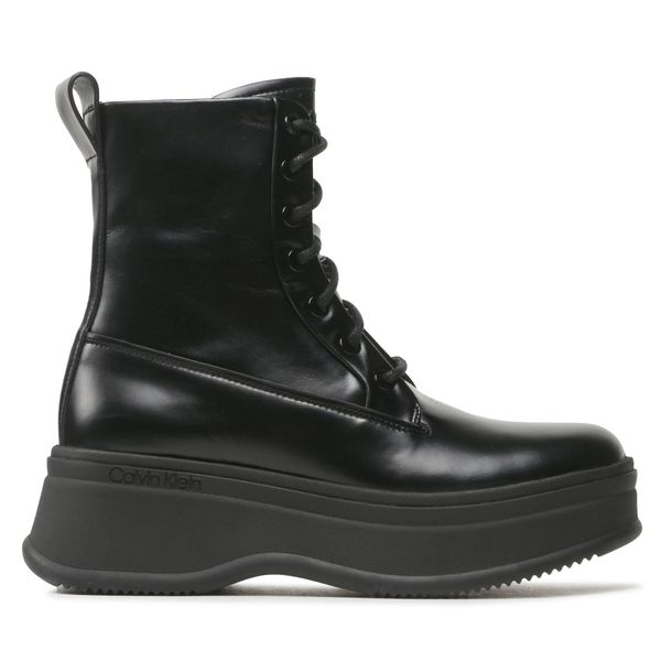 Calvin Klein Боти Calvin Klein Pitched Combat HW0HW01599 Черен