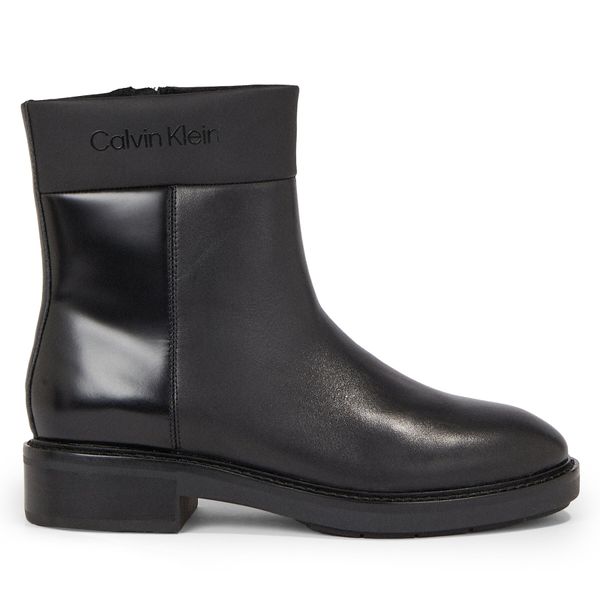 Calvin Klein Боти Calvin Klein Rubber Sole Ankle Boot Lg Wl HW0HW01700 Черен