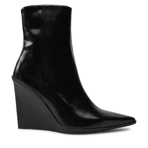Calvin Klein Боти Calvin Klein Wedge Ankle Boot 90 HW0HW02256 Черен