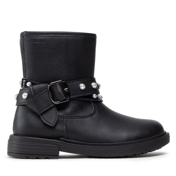 Geox Боти Geox J Eclair G.E J269QE 000BC C9999 S Черен