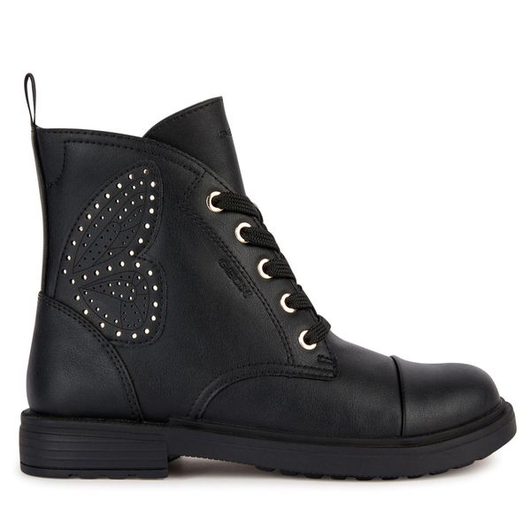 Geox Боти Geox J Eclair Girl J369QM 000BC C9999 M Черен