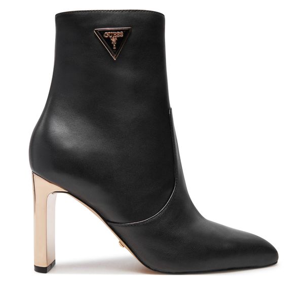 Guess Боти Guess Caitte FLDCAT LEA10 Черен